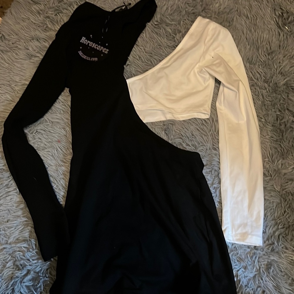 dolls kill horoscopez body con cutout dress size small
